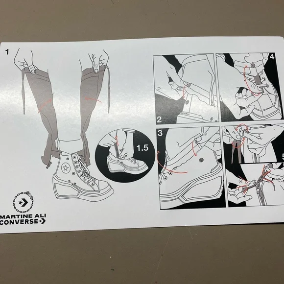 New Women’s Converse x Martine Ali Chuck 70 De Luxe DeLuxe Wedge A08650C Size W9 - Picture 9 of 11